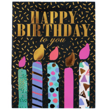 GIFT BAG 18X23CM HAPPY BIRTHDAY ASS PRNT