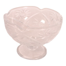 GLASS DESSERT BOWL SET 6PC CLEAR