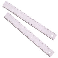 BTS RULER 30CM SHATTERPROOF WHITE 1s****