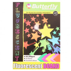 BTS PAD BOARD A4 20s FLOURESCENT B/FLY