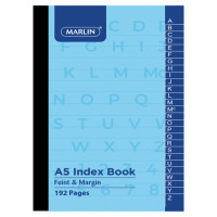 BK A5 192P MANUSCRIPT INDEXED MARLIN