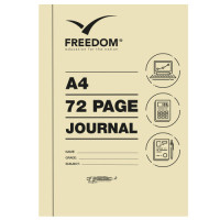 BK A4 72P JOURNAL FREEDOM STATIONERY BK A4 72P JOURNAL FREEDOM STATIONERY