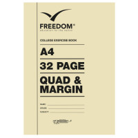 BK A4 32P Q/M FREEDOM STATIONERY
