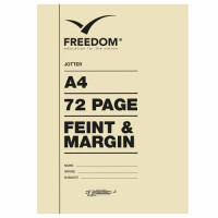 BK A4 72P JOTTER RULED FREEDOM STATIONER