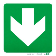 SIGN GENERAL DIRECTION ABS 190*190MM MS