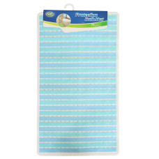 BATHMAT ANTI SLIP WHITE W/BRICK