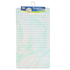 BATHMAT ANTI SLIP CLEAR W/BRICK