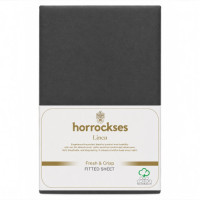 HOR T144 FIT SHEET DBL CHARCOAL 144TC HOR T144 FIT SHEET DBL CHARCOAL 144TC