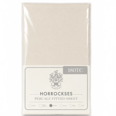 HOR T180 FIT SHEET DBL KHAKI 180TC