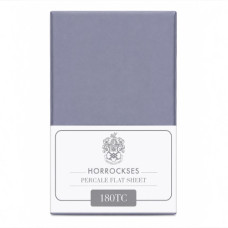 HOR T180 FLAT SHEET KIN BLUE SLATE 180TC
