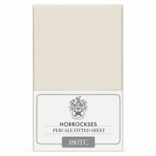 HOR T180 FLAT SHEET SGL/TQ KHAKI 180TC