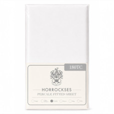 HOR T180 FIT SHEET DBL WHITE 180TC