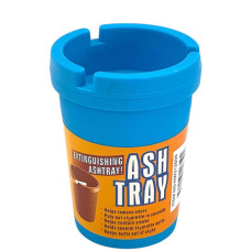 ASHTRAY BUTT BUCKET 11CM ASST COLOURS