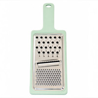 GRATER METAL FLAT W/PL HANDLE ASST COL