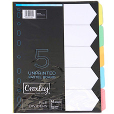 BTS FILE DIVIDER 5PART RAINBOW DIV147729