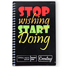 BK A6 SPIRAL NOTE BOOK 100PG CROXLEY