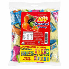 SWT GUMMY FRUIT ASSORTED 500g LOT 100