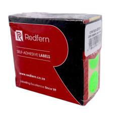 LABEL DOT C19 F/GREEN 250s 19MM REDFERN