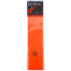 LABEL LEVER ARCH 12s ORANGE REDFERN