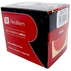 LABEL NOTORIAL SEAL 50s RED N40 REDFERN