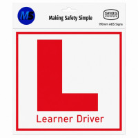 SIGN LEARNER ABS 190*190MM***