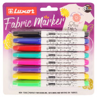 BTS FABRIC MARKER 8s LUXOR BRIGHT COLS