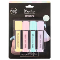 BTS HIGHLIGHTER 4s CROXLEY PASTEL CARDE BTS HIGHLIGHTER 4s CROXLEY PASTEL CARDE