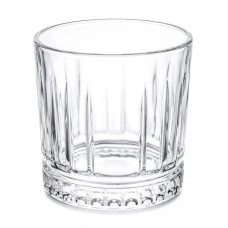 GLASS TUMBLER 9X8CM CLEAR W/DESIGN