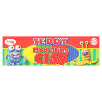 BTS MODELLING CLAY 500G TEDDY ASST COLOU