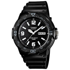 WT CASIO GTS ANALOG W/DAY&DATE BLK DIAL
