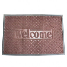 DOOR MAT WELCOME 60X90 BLK
