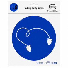 SIGN HEARING PROTECTION ABS 190*190MM