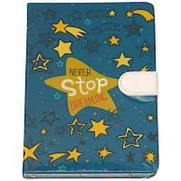 BTS NOTE BOOK 19X13.5CM W/PRESS BUTTON