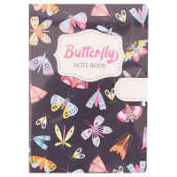 BTS NOTE BOOK 9X14CM ASTD BUTTERFLY PICS