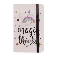 BTS NOTE BOOK 9X14CM ASST UNICORN PICS