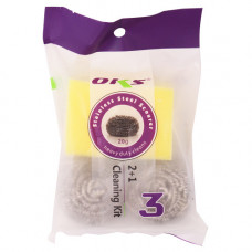 SCOURER CLEANING KIT 2+1PCS