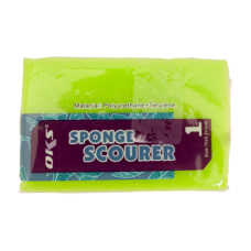 SCOURER 1s OKS SPONGE ASSORTED COLOURS
