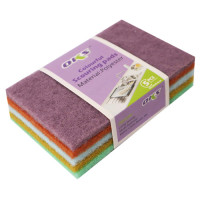SCOURER PADS 5PCS ASSTD COLOURS OKS