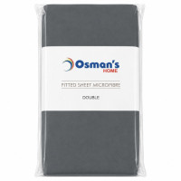 FIT SHEET CHARCOAL DBL MICRO