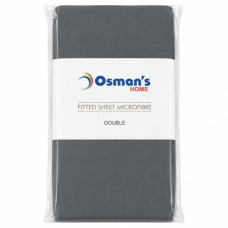 FIT SHEET CHARCOAL DBL MICRO