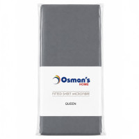 FIT SHEET CHARCOAL QUEEN MICRO