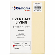 FIT SHEET CREAM DBL MICRO