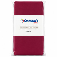FIT SHEET BURGUNDY SGL MICRO