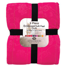 QUILT 220*220 EMBOSSED ASSTD