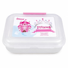 PL LUNCH BOX 850ML RECT CLEAR PRINCESS