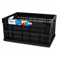 PL CRATE COLLAPSIBLE BLACK 60X40X32CM