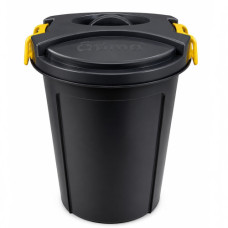 PL BIN 75L OTIMA W/CLIP LID BLACK