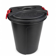 PL BIN 23L OTIMA W/CLIP LID BLACK