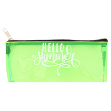 BTS PENCIL CASE 1s PVC CLEAR 20CM ASSTD