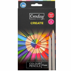 BTS COLOUR PENCIL 12s +2FREE CROXLEY